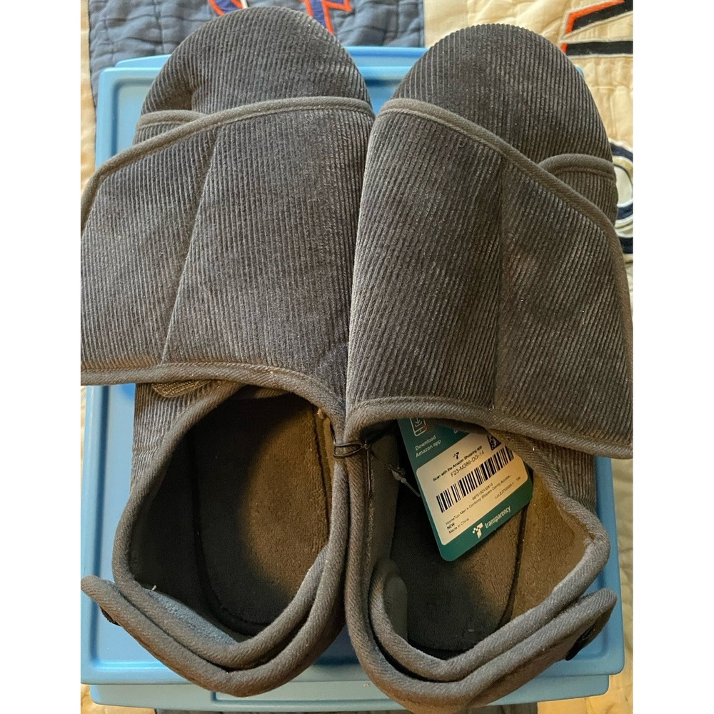Diabetic Shoes, Hometop, Open Box, Never Worn, XX Wide Adjustable Black US 14